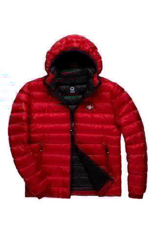 Blusão com capuz - Vermelho