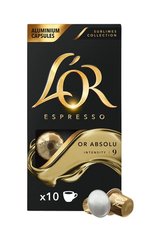 Caffè L'OR Espresso Or Absolu - Intensità 9 - 10 capsule compatibili Nespresso®*