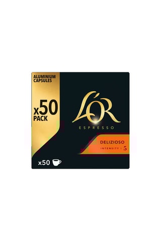 Caffè L'OR Espresso Delizioso - Intensità 5 - 50 capsule compatibili Nespresso®*