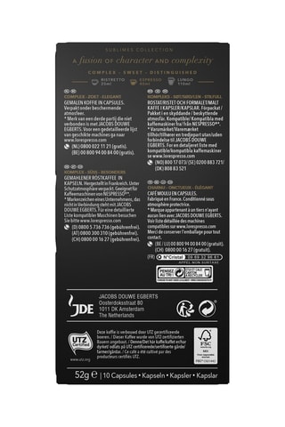 Caffè L'OR Espresso Or Rose - Intensità 7 - 10 capsule compatibili Nespresso®*