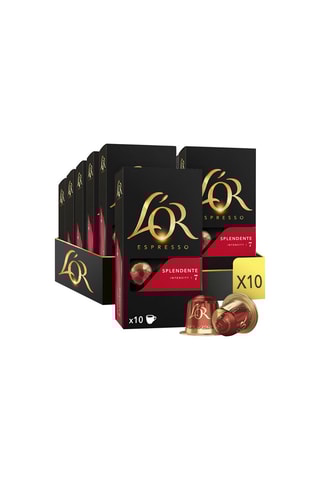 100 capsule - Caffè Espresso Splendente - Intensità 7 - 10x10 capsule