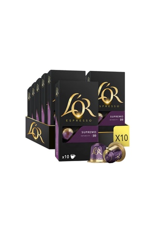 100 capsule Caffè L'OR Espresso Supremo - Intensità 10 - Compatibilità Nespresso®*