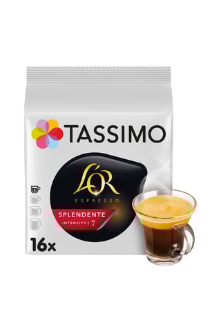 80 cialde Caffè L'OR Espresso Splendente - Intensità 7 - Compatibilità Tassimo