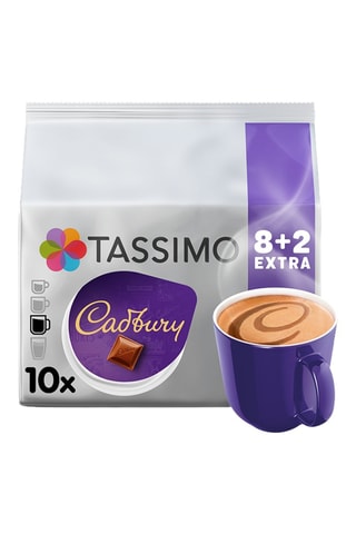 50 dosettes Chocolat Chaud Cadbury - Compatibles Tassimo