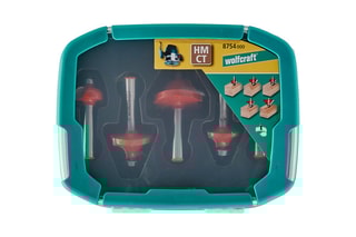 Coffret 5 fraises CT à profil Wolfcraft