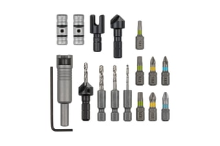 Coffret Flipbit tout-en-un  Wolfcraft 16 pièces