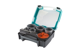 Kit multi-lames de trépans maçonnerie Wolfcraft - 7 pièces