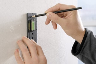 Guia de colocação de caixa elétrica