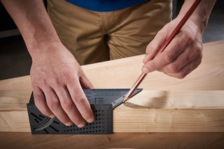 Equerre 3D de coupe d'onglet Wolfcraft