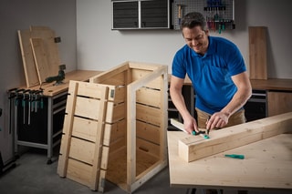 Trusquin de traçage pour mètre pliant Wolfcraft