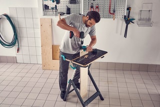 Établi de serrage et de support machine MASTER 750 Wolfcraft