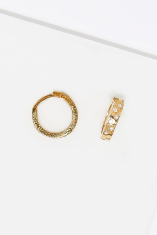 Orecchini a cerchio Lucie - Oro giallo