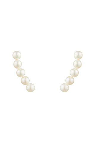 Boucles d'oreilles Perles Grimpantes - Or jaune