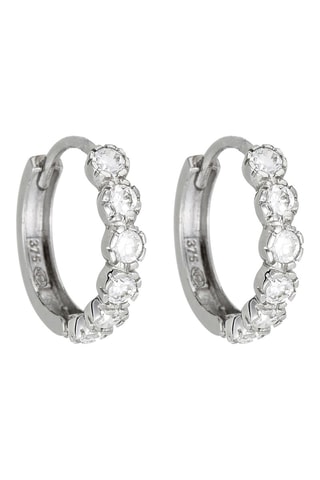 Boucles d'oreilles Luminous  -  Or blanc