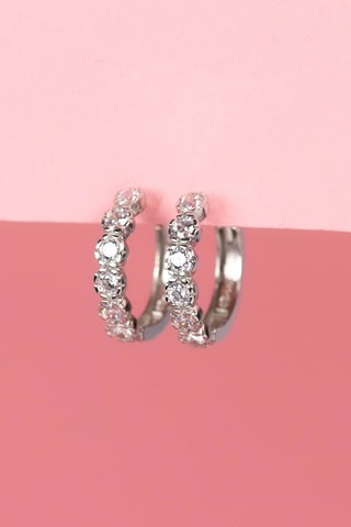 Boucles d'oreilles Luminous  -  Or blanc