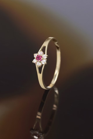 Bague Nature Or jaune