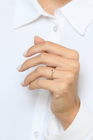 Bague Nature Or jaune