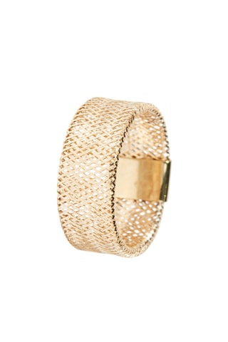 Bague Maille Tissée Or jaune