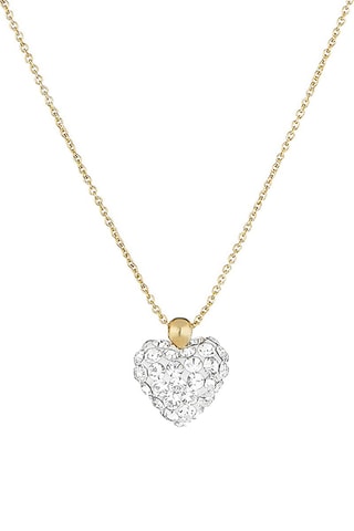 Collier Coeur de Crystal Or jaune