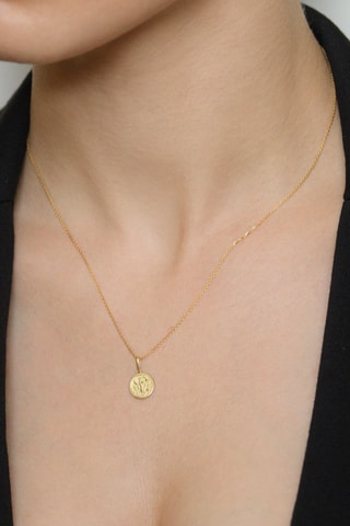 Pendentif Astro Lisse Cancer - Or jaune