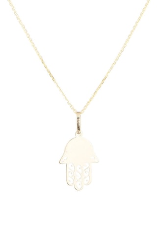 Pendentif Magnifique Main de Fatma - Or jaune