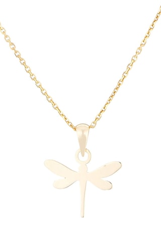 Pendentif Petite Libellule - Or jaune