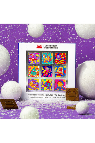 2 x Coffret de 9 napolitains bio - 40,5 g