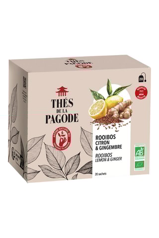 2 x Rooibos citron gingembre bio - 20 sachets