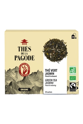 2 x Thé vert jasmin bio - 20 sachets