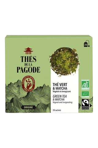 2 x Thé vert et matcha équitable - 20 sachets