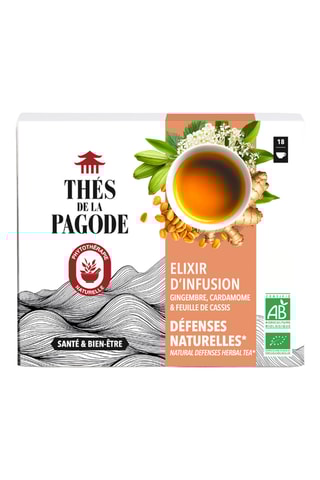 2 x Infusion bio Elixir - Défenses naturelles - 18 sachets