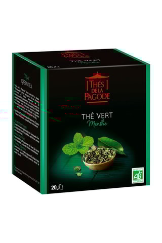 Thé vert Menthe bio 2 x 20 sachets
