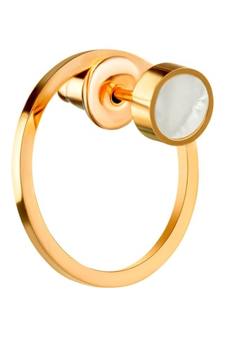 2 brincos Agathe - Dourado