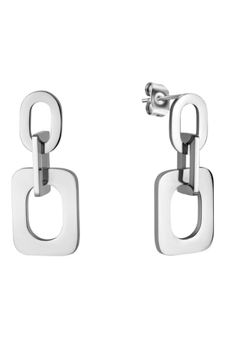 Argolas e brincos Agathe - Prateado