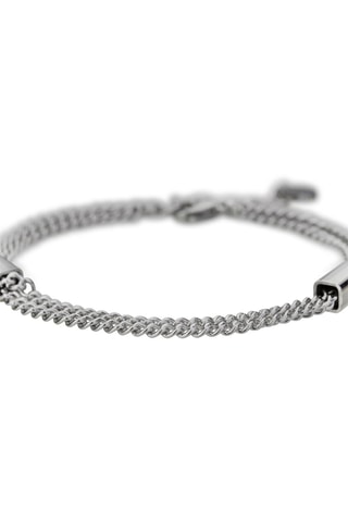 Coffret relógio de quartzo em aço e pulseira Zurich