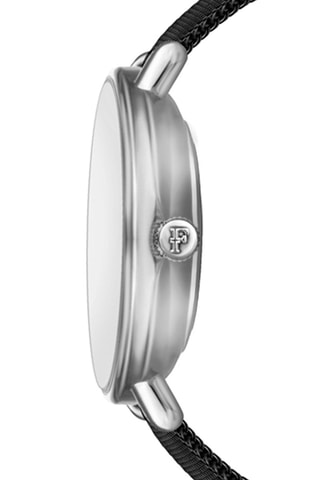 Coffret relógio de quartzo e bracelete em aço e diamante Infinity