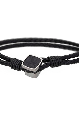 Coffret relógio de quartzo e pulseira de couro Montreux