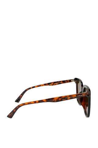 Óculos de sol polarizados mulher Fashionista - Categoria 3 - Amarelo-escuro e castanho-escuro