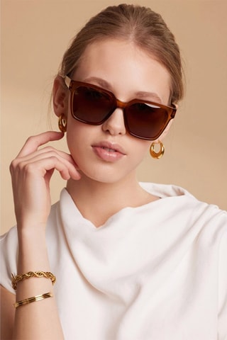 Óculos de sol polarizados mulher Modish - Categoria 3 - Castanho-escuro