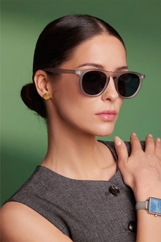 Óculos de sol unissexo Metropolitan - Categoria 3 - Preto e cinzento