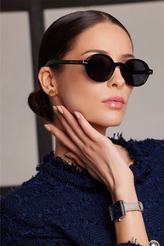 Óculos de sol polarizados unissexo 1920 - Categoria 3 - Preto