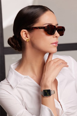 Óculos de sol polarizados unissexo Lunita - Categoria 3 - Castanho-escuro e amarelo-escuro