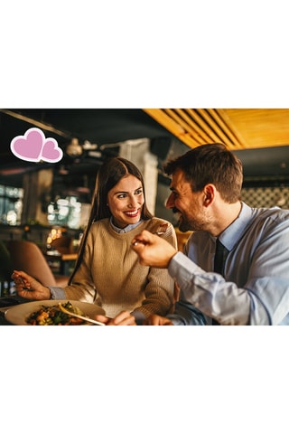 Coffret Cadeau Saint-Valentin : un dîner romantique - Lyon - 2 personnes - Validité 39 mois