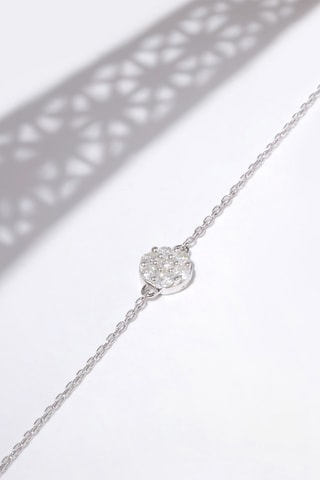 Pulsera A la Folie, pour la Vie - Oro blanco y diamantes