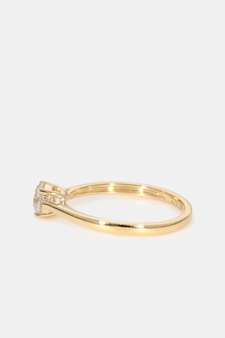 Solitario Délicate - Oro amarillo y diamante