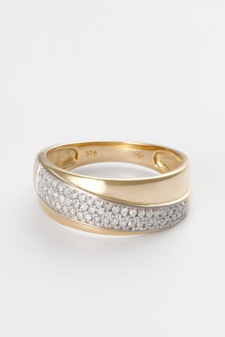 Anillo Chiya - Oro amarillo y diamantes