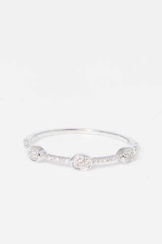 Anillo Merveilleuse - Oro blanco y diamantes