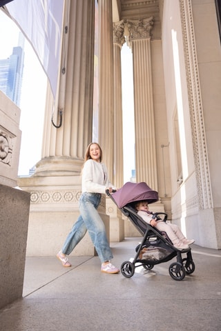 Poussette MyAvo - Violet - Dès la naissance - Jusqu'à 22 kg