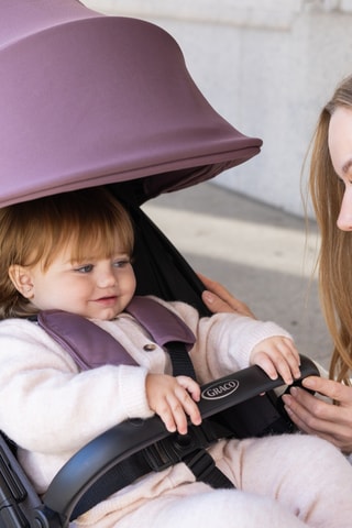 Poussette MyAvo - Violet - Dès la naissance - Jusqu'à 22 kg
