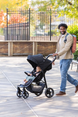 Poussette EezeFold - Noir - Dès la naissance - Jusqu'à 15 kg